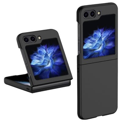 Lunso - Samsung Galaxy Z Flip5 - Backcover hoes - Zwart