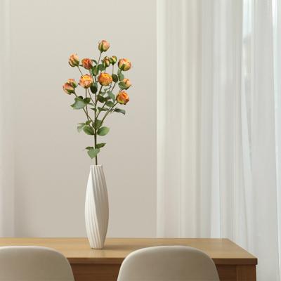 Kunst Trosrozentak 70 cm oranje