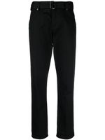 TOM FORD pantalon droit à taille ceinturée - Noir TOM FORD pantalon droit à taille ceinturée - Noir