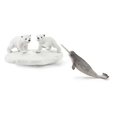 Schleich wild life ijsberen glijfeestje