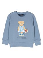 POLO RALPH LAUREN KIDS sweat Polo Bear à imprimé graphique - Bleu