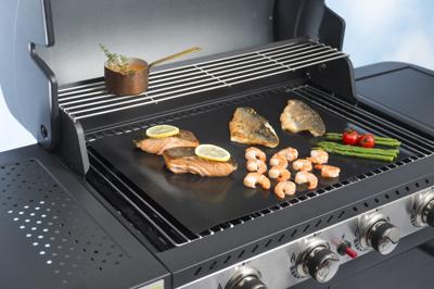 Nostik barbecue grillfolie 40x50cm antikleef zwart