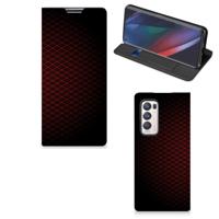 OPPO Find X3 Neo | Hoesje met Magneet | Geruit Rood