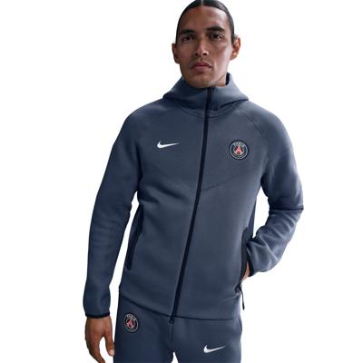 Nike Paris Saint-Germain Tech Fleece Vest 2025-2026 Blauw Wit
