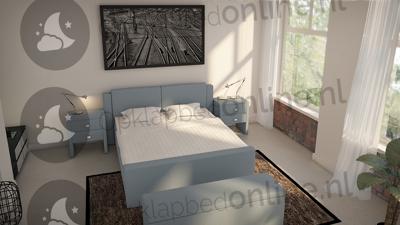 Elektrische boxspring 160 x 220 cm- stofkleur 1914