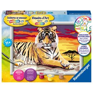 Ravensburger Schilderen op nummer tijger