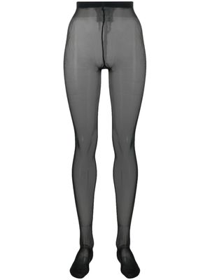 Falke collants à détails de transparents - Noir