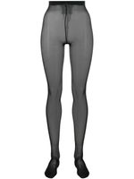 Falke collants à détails de transparents - Noir