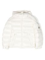 Moncler Enfant doudoune Maire à patch logo - Blanc