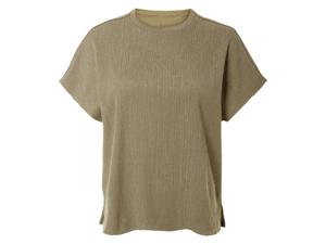 esmara Shirt met modieuze crinkle-structuur (M (40/42), Olijfgroen)