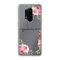 Rozen: OnePlus 8 Pro Transparant Hoesje