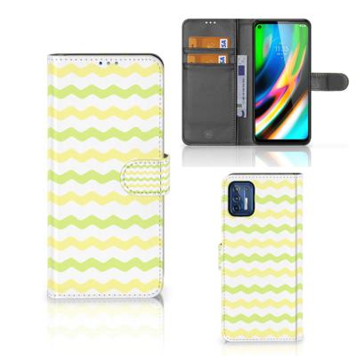 Motorola Moto G9 Plus | Telefoon Hoesje | Waves Yellow
