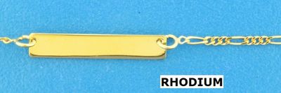TFT Graveercollier Plaatje 1,9 mm 41 + 5 cm