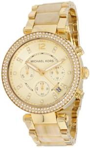 Michael Kors Dames Parker MK5632 goud roestvrij staal quartz modehorloge
