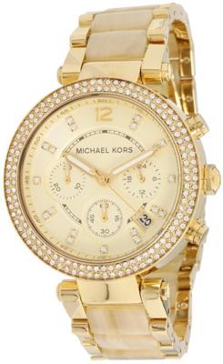 Michael Kors Dames Parker MK5632 goud roestvrij staal quartz modehorloge