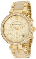 Michael Kors Dames Parker MK5632 goud roestvrij staal quartz modehorloge