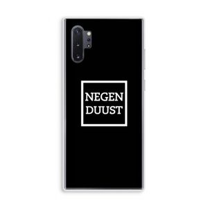 Negenduust black: Samsung Galaxy Note 10 Plus Transparant Hoesje