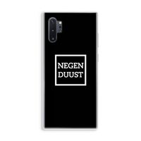 Negenduust black: Samsung Galaxy Note 10 Plus Transparant Hoesje