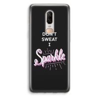 Sparkle quote: OnePlus 6 Transparant Hoesje