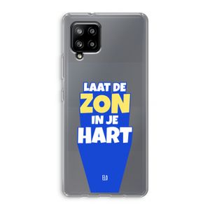 Laat de zon in je hart: Samsung Galaxy A42 5G Transparant Hoesje