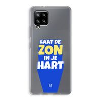 Laat de zon in je hart: Samsung Galaxy A42 5G Transparant Hoesje