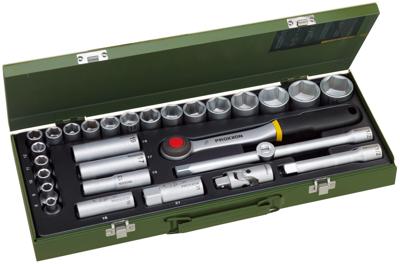 PROXXON dopsleutel set socket wrench set 1/2" (29-tlg.)