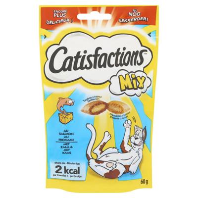 Kattenvoer Mix Zalm & Kaas 60 g Catisffactions - Mars