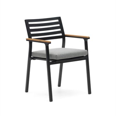 Kave Home Bona tuinstoel Zwart
