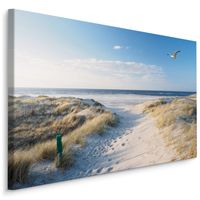 Schilderij - Pad naar Noordzee, multi-gekleurd,4 maten, premium print - thumbnail