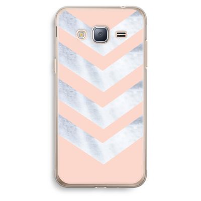 Marmeren pijlen: Samsung Galaxy J3 (2016) Transparant Hoesje