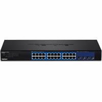 Switch Trendnet TEG-30284 1000 Mbit/s Zwart