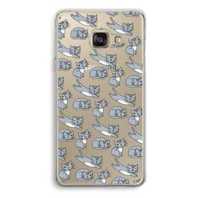 Poezen: Samsung A3 (2017) Transparant Hoesje