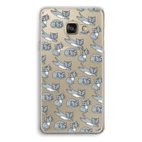Poezen: Samsung A3 (2017) Transparant Hoesje
