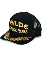 RHUDE casquette Supercross Trucker - Noir - thumbnail