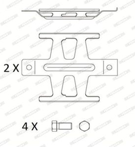 Ferodo Remblokset FVR501B