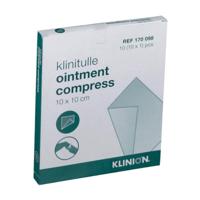 Klinion Klinitulle zalfkompres 10 x 10 10 Stuks