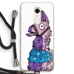 Lama: Xiaomi Redmi 5 Transparant Hoesje met koord