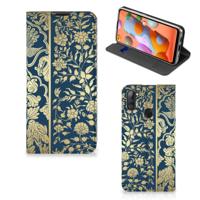 Samsung Galaxy M11 | A11 Smart Cover Beige Flowers