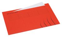 Vouwmap Secolor Folio ongelijk 225gr rood - thumbnail