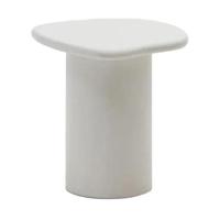 Kave Home Macarella bijzettafel 48x47 cm Wit