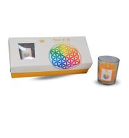 Giftset geurkaars flower of life