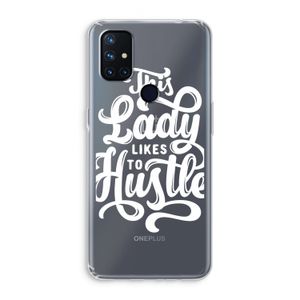 Hustle Lady: OnePlus Nord N10 5G Transparant Hoesje