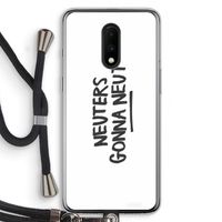 Neuters: OnePlus 7 Transparant Hoesje met koord