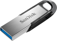 SanDisk Ultra Flair USB flash drive 32 GB USB Type-A 3.0 Zwart, Roestvrijstaal - thumbnail