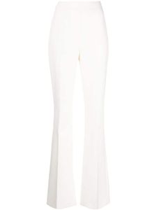 Akris pantalon évasé à taille haute - Blanc