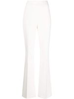 Akris pantalon évasé à taille haute - Blanc