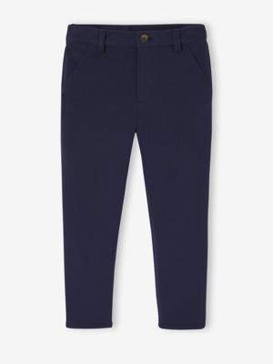 Casual kostuumbroek voor jongens marineblauw