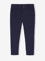 Casual kostuumbroek voor jongens marineblauw