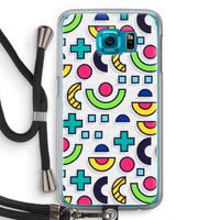 8-bit N°6: Samsung Galaxy S6 Transparant Hoesje met koord