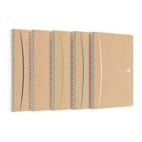 Spiraalblok oxford touareg a4 lijn 90vel assorti | 1100 stuks